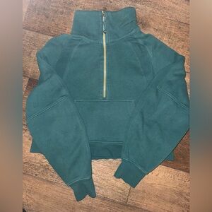 lululemon athletica Green Half-Zip Top
